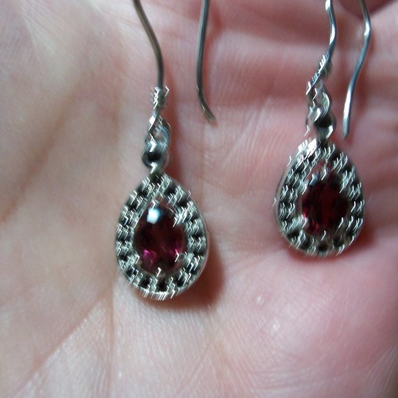 Garnet Earrings - Picture 5 of 6